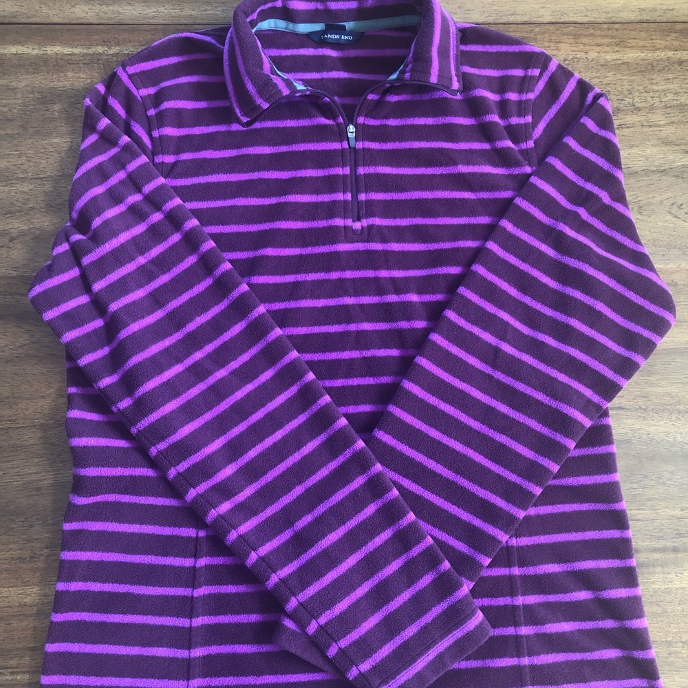 LANDS’END FLEECE PULLOVER